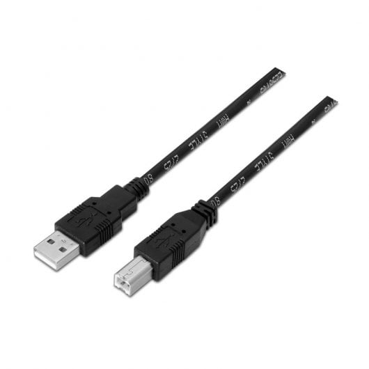 Cabo USB 2.0 Impressora Nanocable USB-A/M > USB-B/M 4.5 M Preto