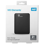 Disco Externo 2.5" Western Digital WD Elements 4TB USB 3.2 Gen 1 Preto