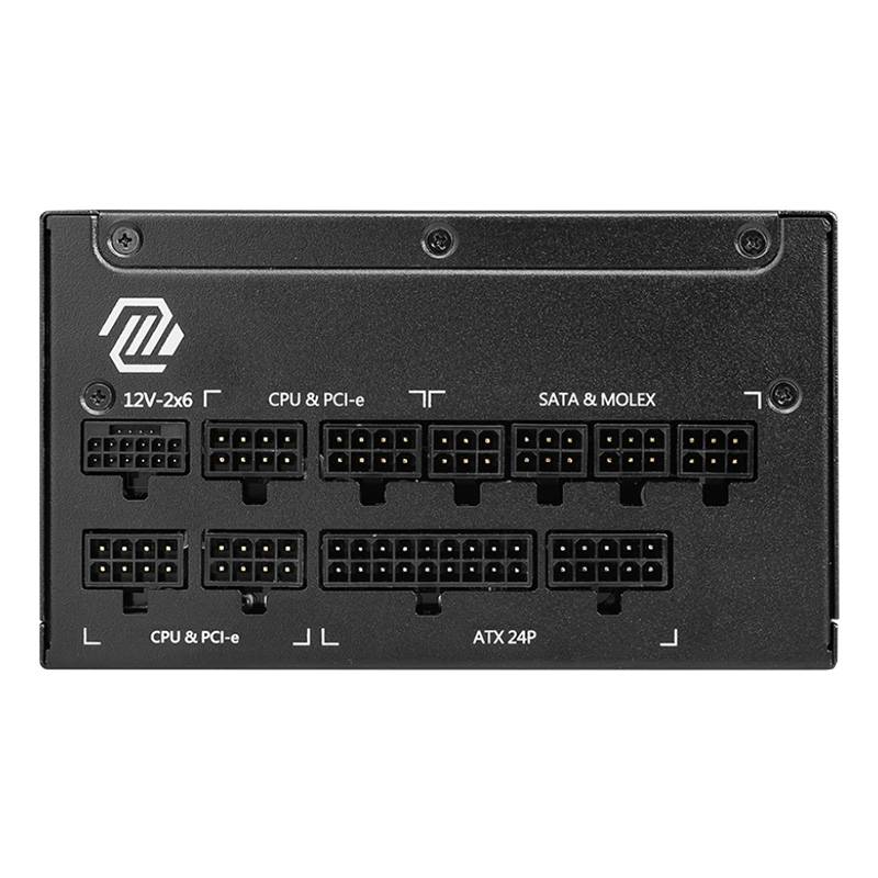 Fonte de Alimentação ATX MSI MAG A1000GL PCIE5 1000W ATX 3.1/PCIe 5.1 80 Plus Gold Full Modular