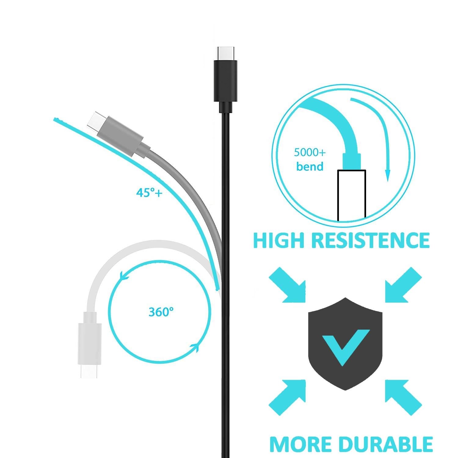 Cabo USB-A p/ USB-C Ewent EC1033 1m Preto