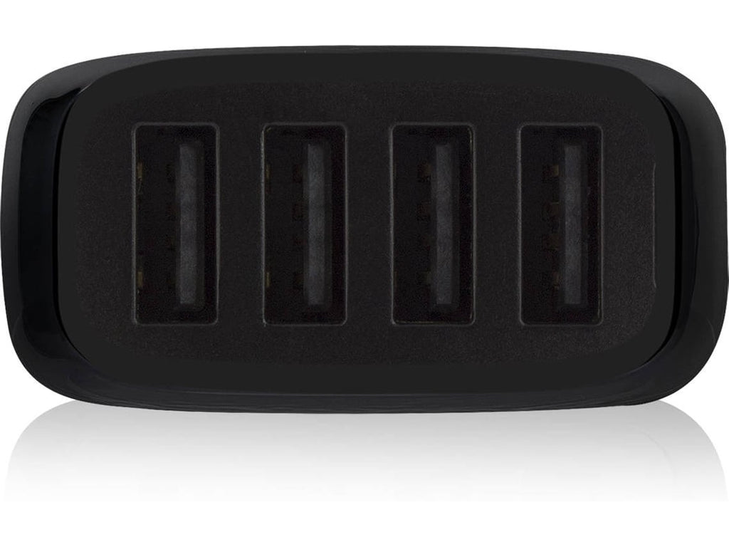 Carregador Isqueiro Ewent USB de 4 Portas 9.6A 48W Preto