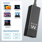 Adaptador de Rede Ewent EW1017 Gigabit Ethernet USB 3.2 Gen 1 Preto