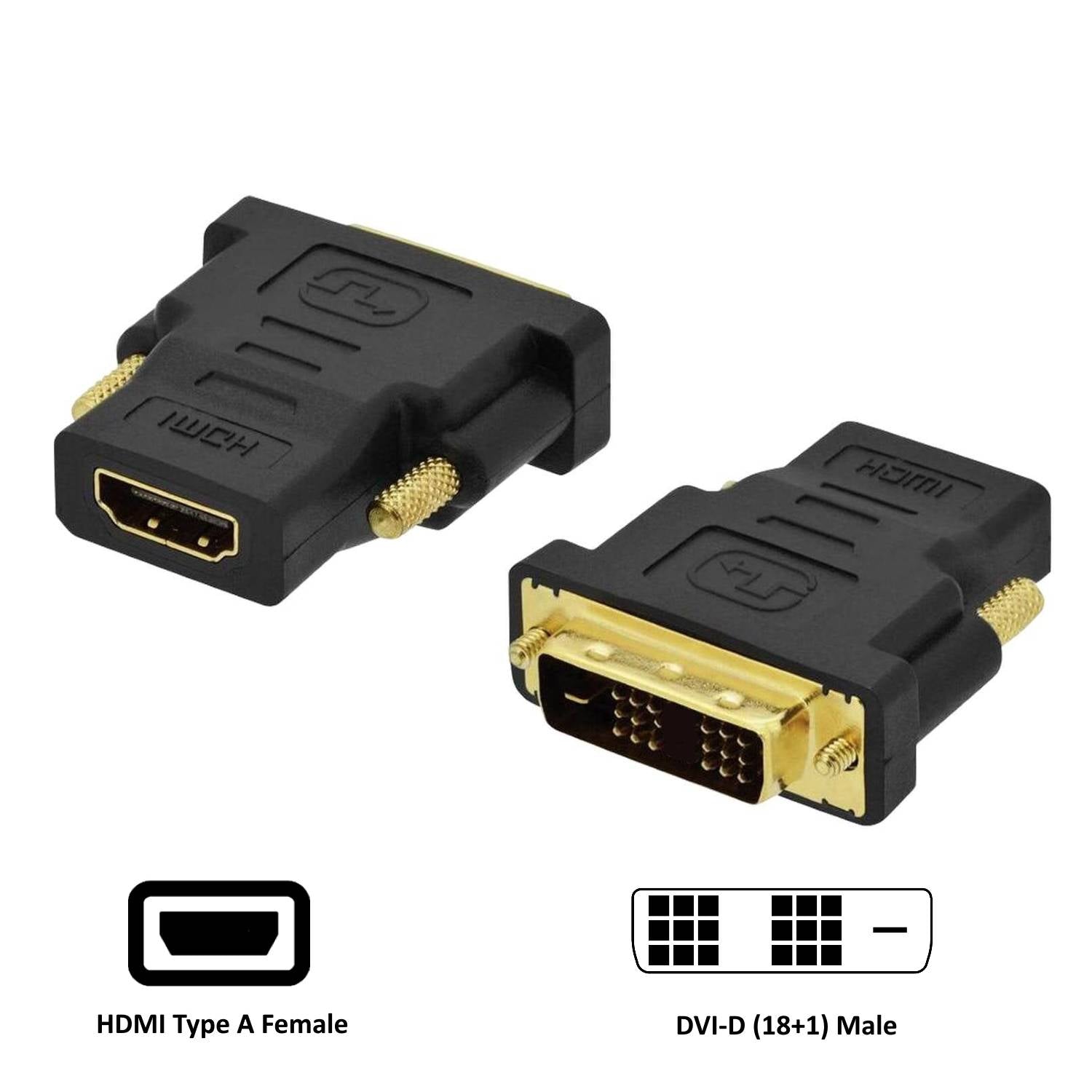Adaptador Ewent EC1370 HDMI-A Fêmea para DVI-D (18+1 Pinos) Macho