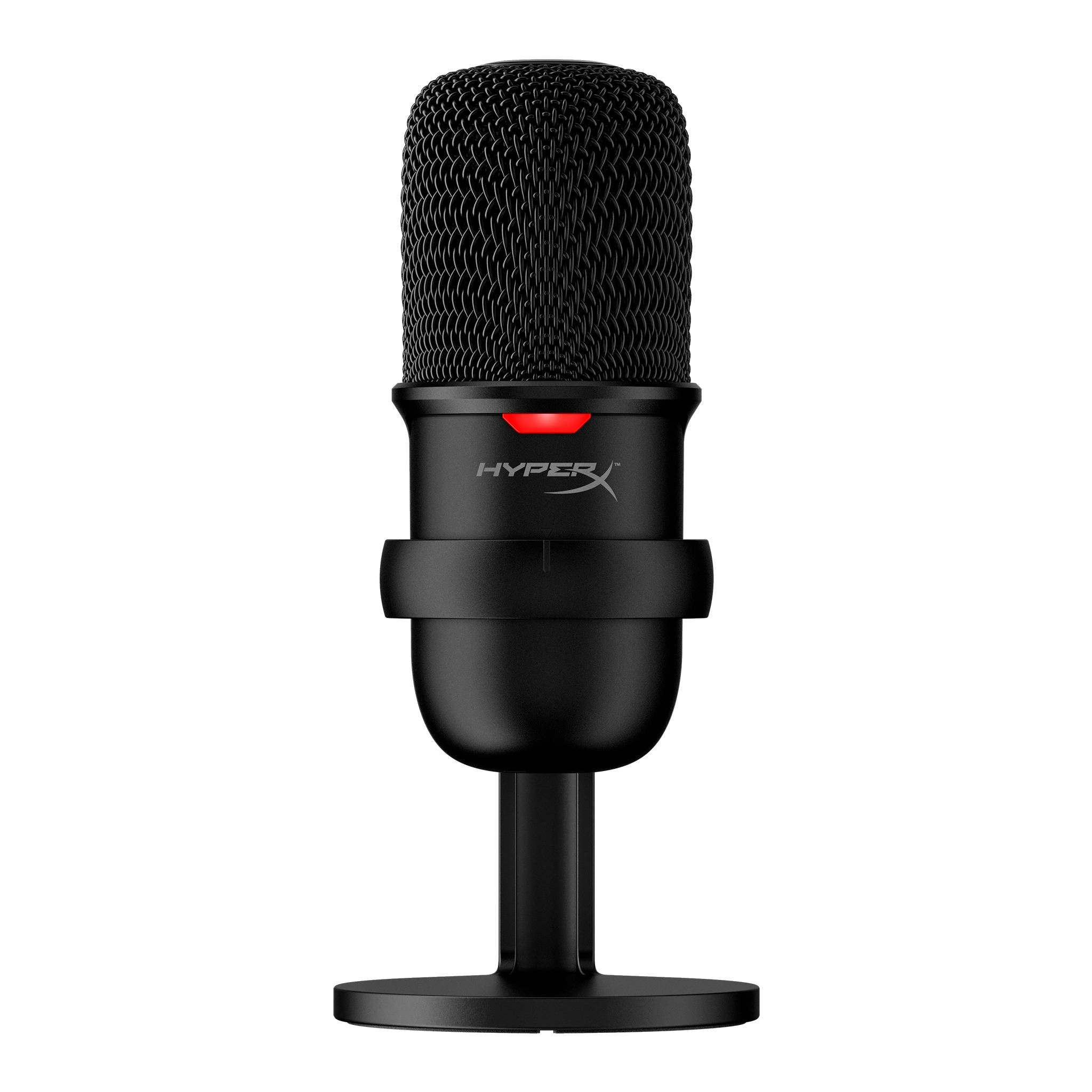 Microfone Condensador Cardióide HyperX SoloCast Standalone 48Khz 16-bit USB Preto