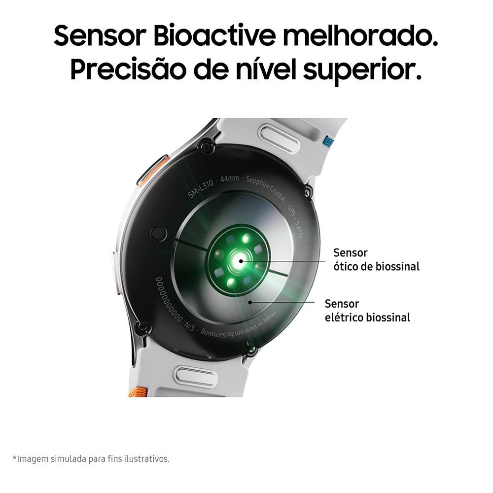 Smartwatch Samsung Galaxy Watch 7 44mm GPS Prateado
