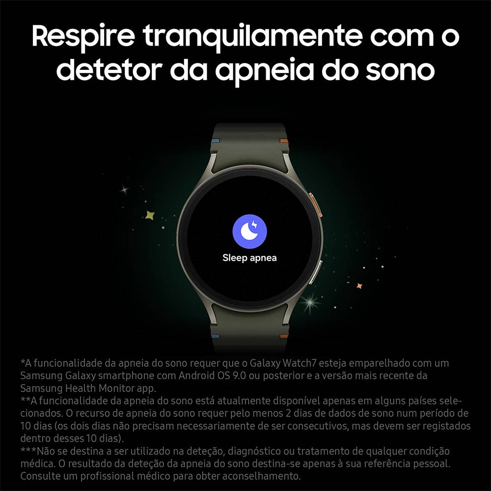 Smartwatch Samsung Galaxy Watch 7 44mm GPS Prateado