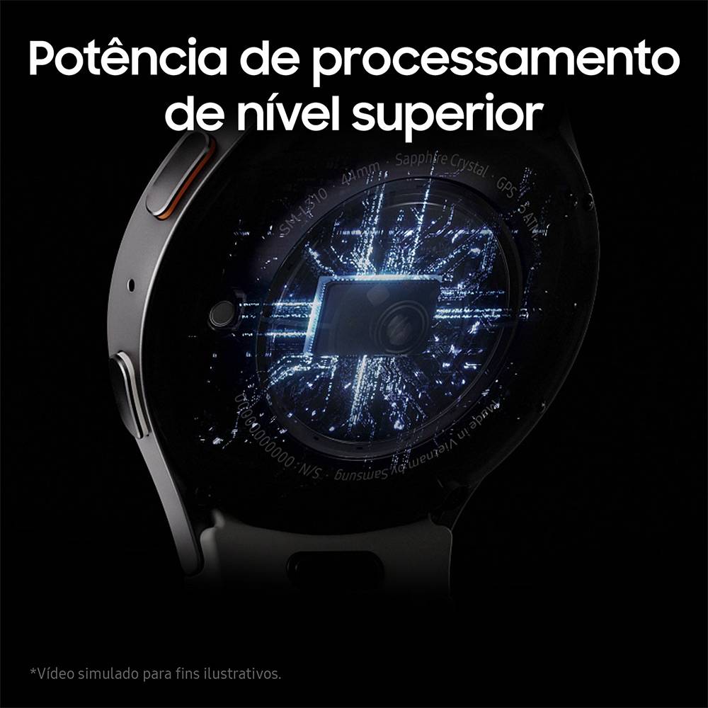 Smartwatch Samsung Galaxy Watch 7 44mm GPS Prateado