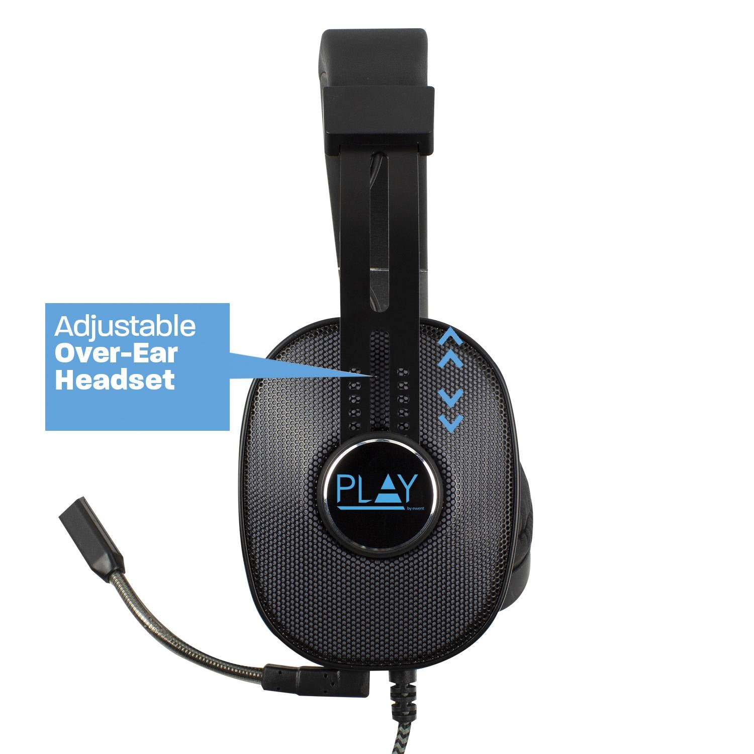 Headset Ewent PL3321 Gaming LED RGB PC/Xbox One/PS4 Preto