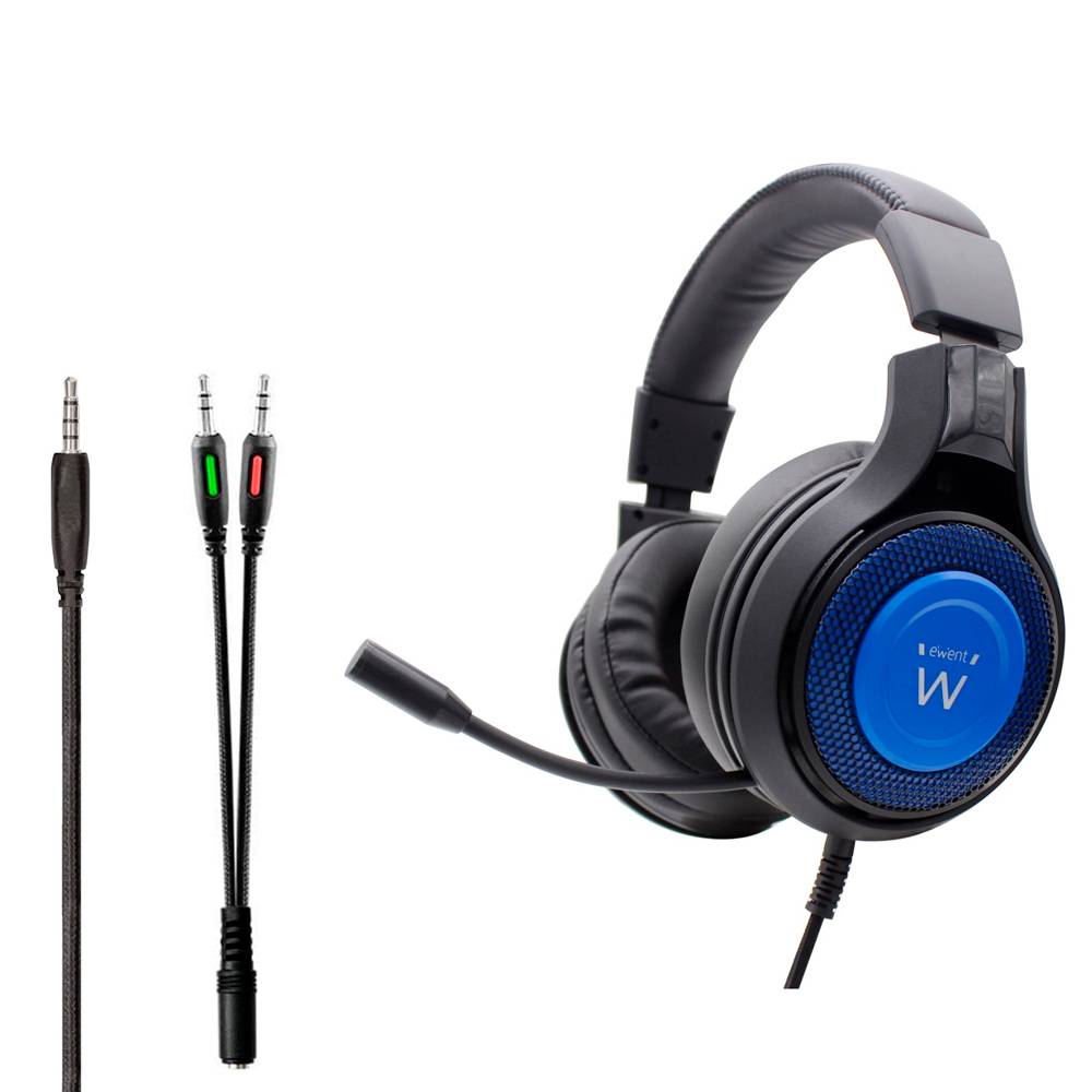 Headset Ewent PL3322 Gaming PC/Xbox One/PS4/PS5 Preto