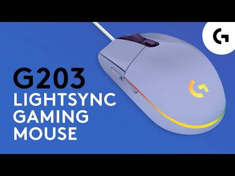 Rato Óptico Logitech G203 Lightsync RGB 8000DPI Preto