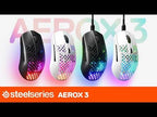 Rato Óptico Steelseries Aerox 3 RGB Wireless/Bluetooth 18000DPI