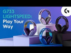 Headset Logitech G733 Lightspeed Wireless RGB Gaming Preto