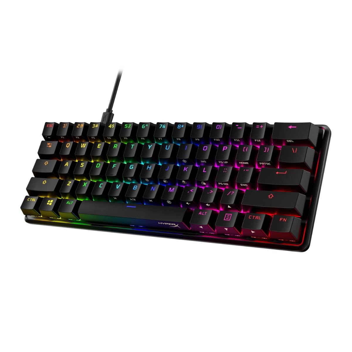 Teclado Mecânico HyperX Alloy Origins 60 RGB Gaming US Red Switches