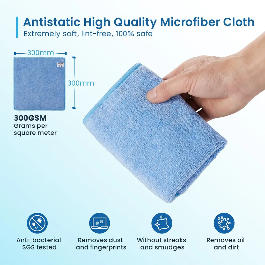 Kit Limpeza de Ecrãs Ewent EW5680 1 Litro com Pano de Microfibras 30x30cm