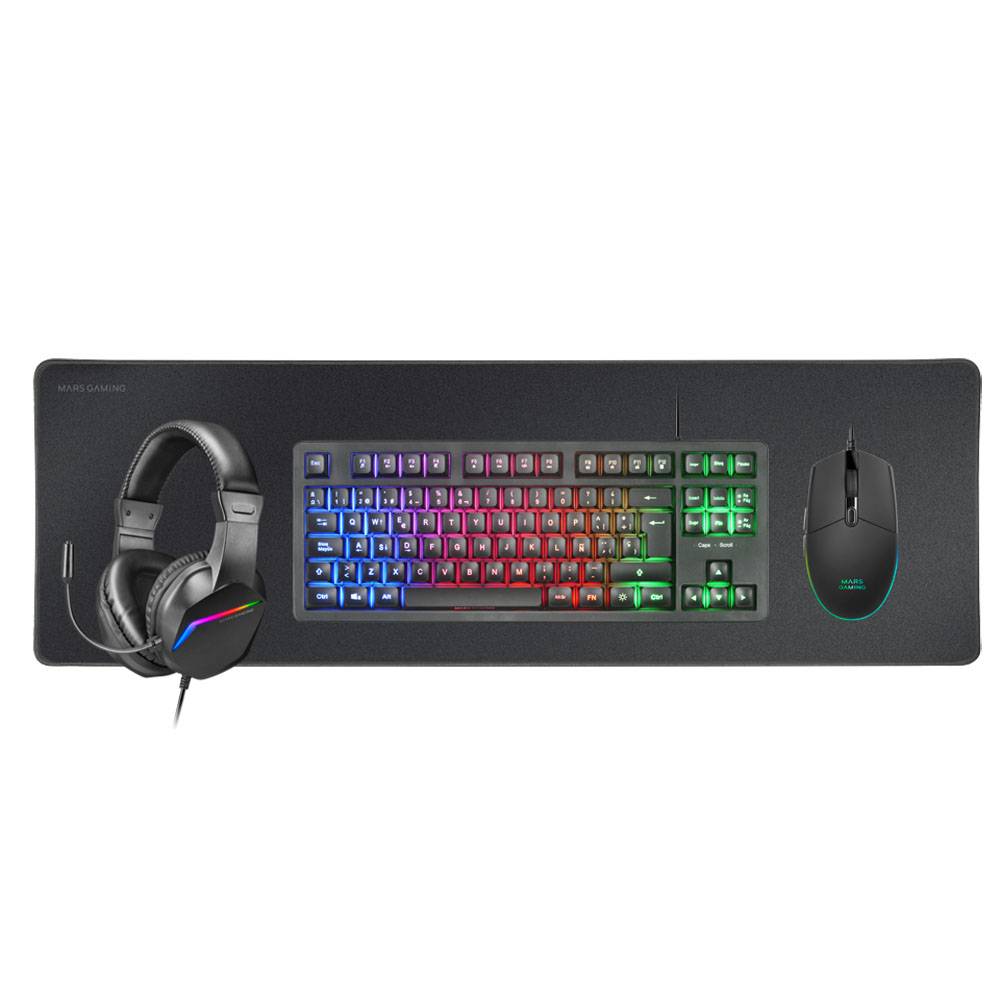 MARS GAMING COMBO 4IN1 RGB BLACK