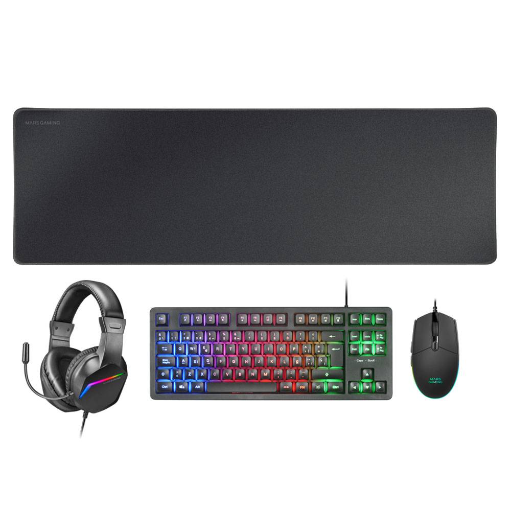 MARS GAMING COMBO 4IN1 RGB BLACK