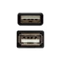 Cabo USB 2.0 Nanocable USB-A M/F 1 M Preto