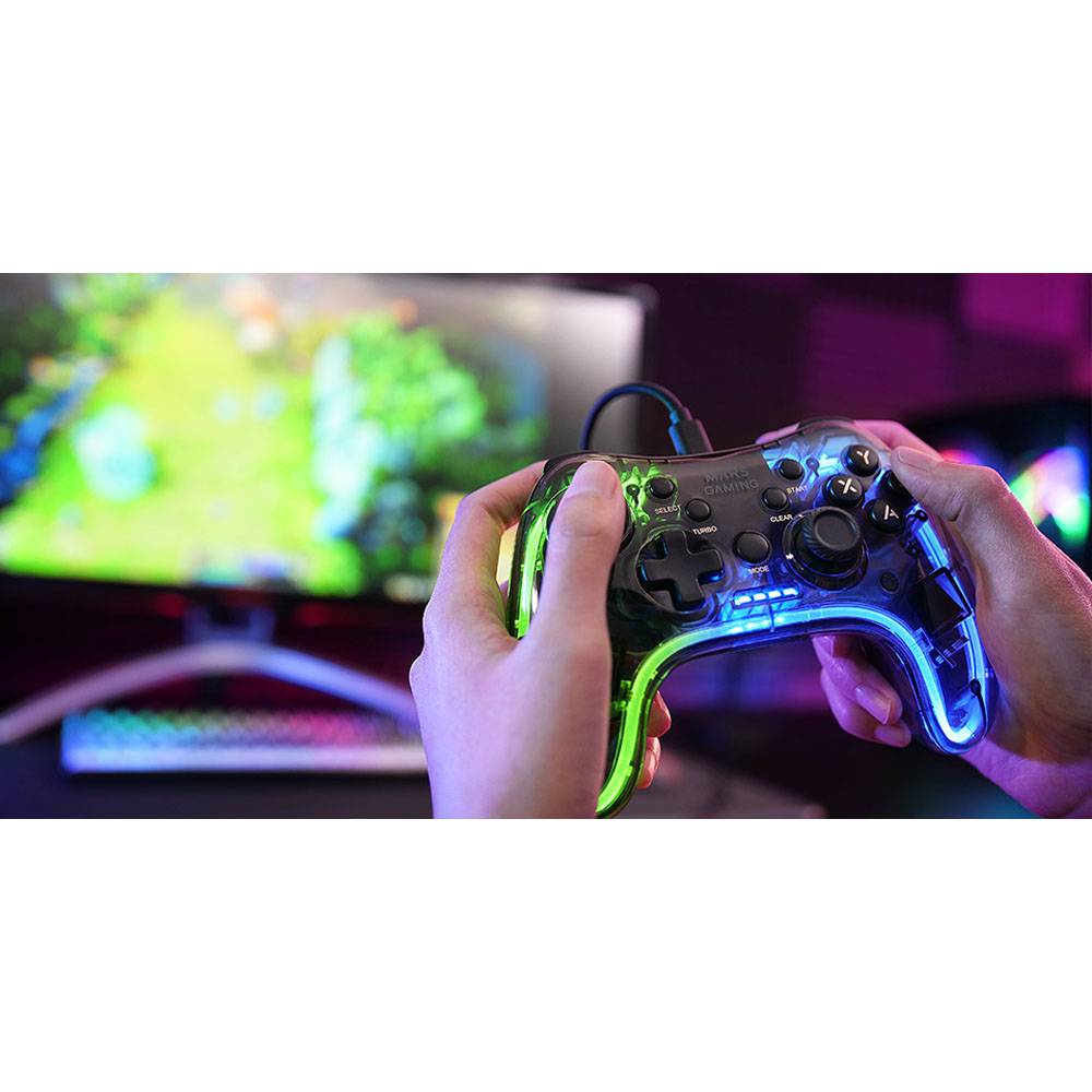 Gamepad/Comando Mars Gaming MGP-C Compatível PC, SWITCH, PS3