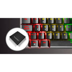 Teclado Mecânico Mars Gaming MK60 60% FRGB Rainbow Anti-Dust Blue Switch PT Preto