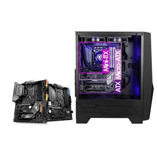 Caixa ATX MSI MAG Forge 100M Preta
