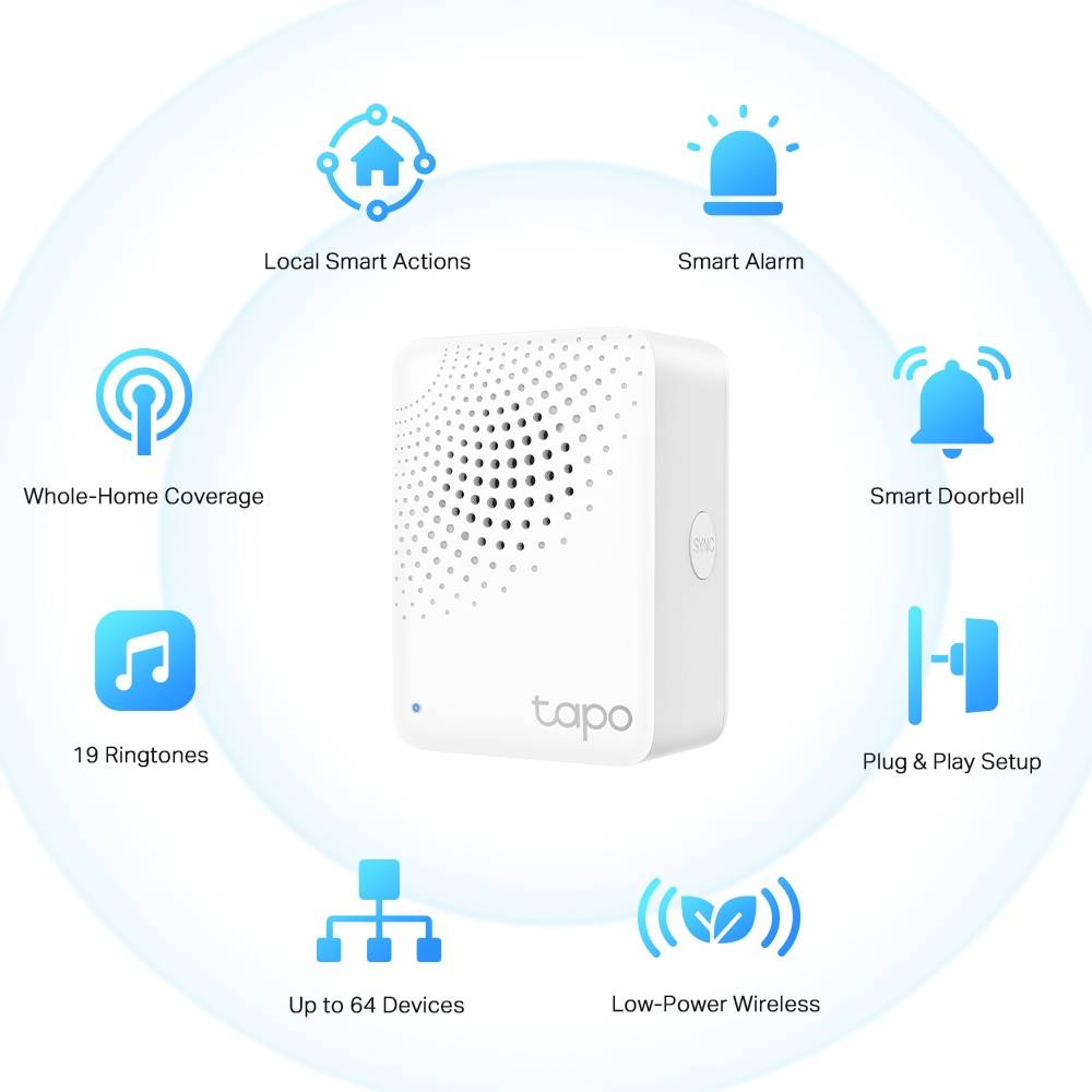 Hub Inteligente TP-Link Tapo H100 Com Alarmística