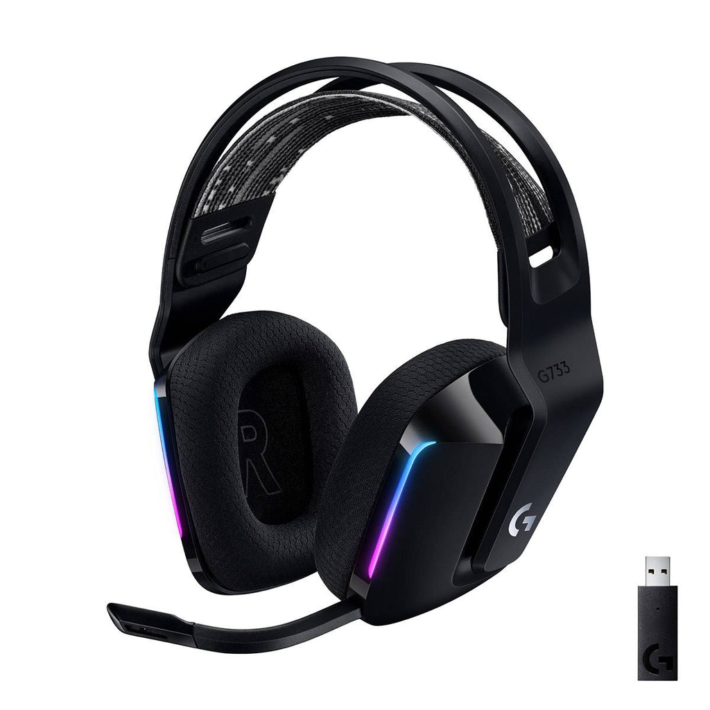 Headset Logitech G733 Lightspeed Wireless RGB Gaming Preto