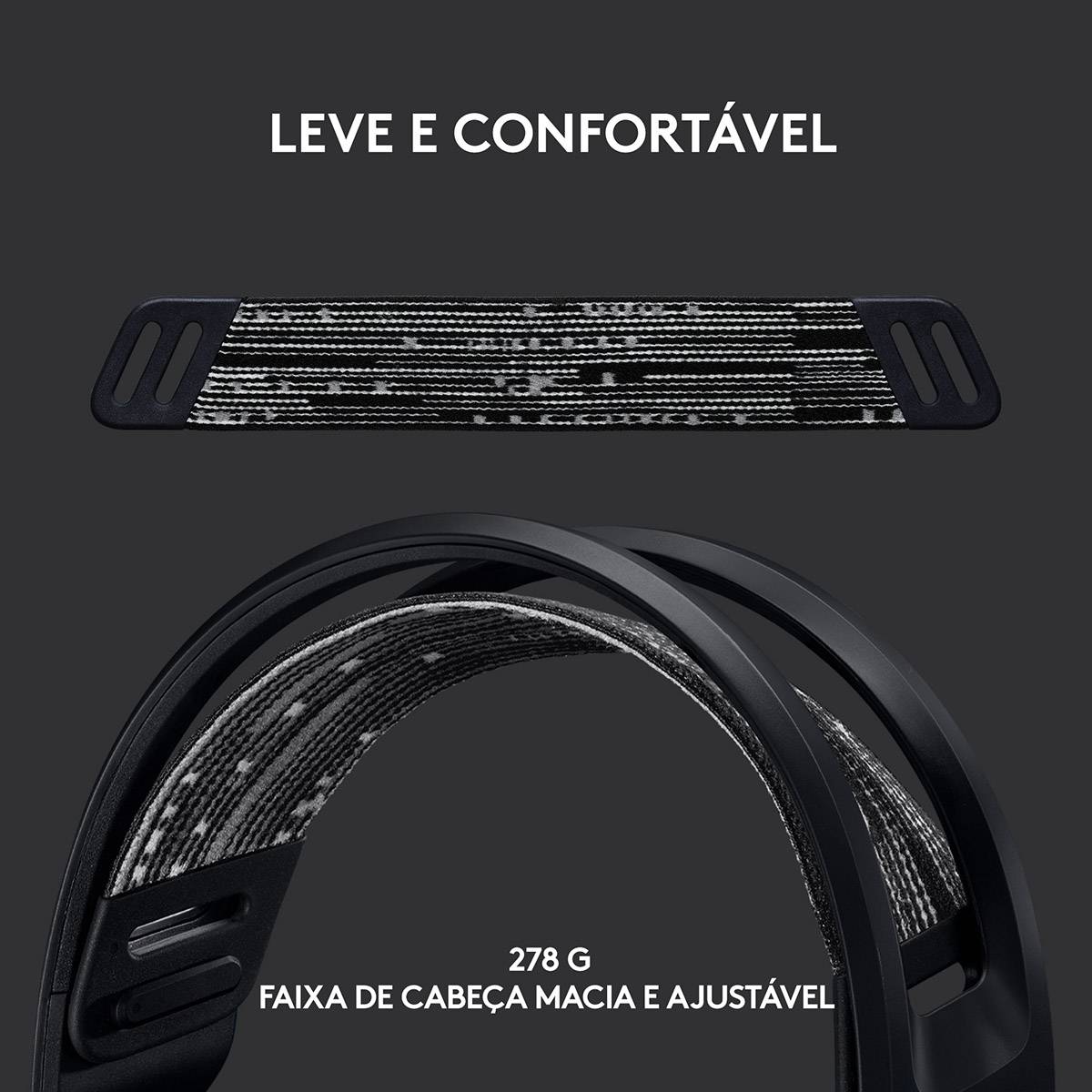 Headset Logitech G733 Lightspeed Wireless RGB Gaming Preto