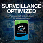 Disco Rígido 3.5" Seagate SkyHawk 4TB 256MB Cache 180MB/s SATA 6Gb/s