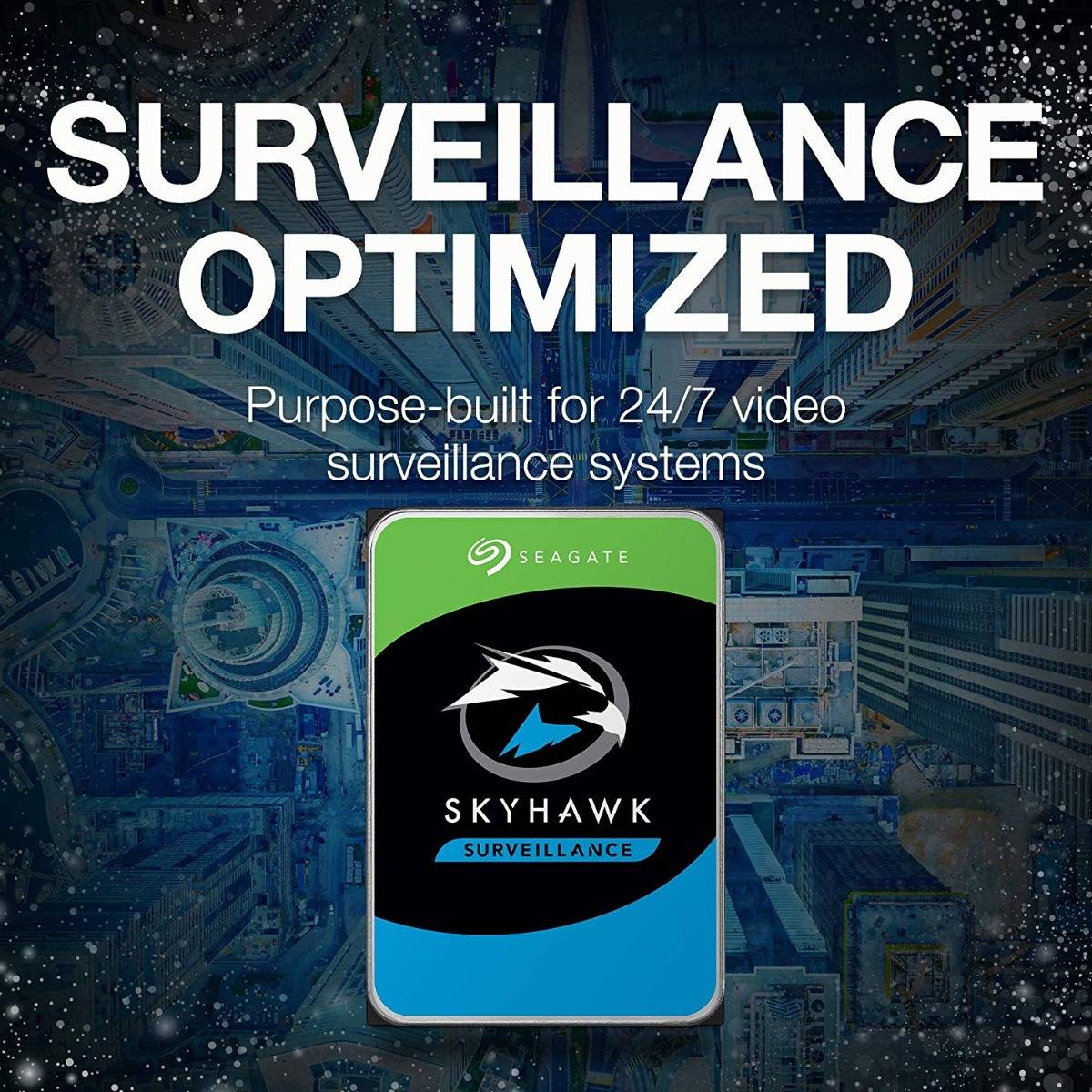 Disco Rígido 3.5" Seagate SkyHawk 4TB 256MB Cache 180MB/s SATA 6Gb/s