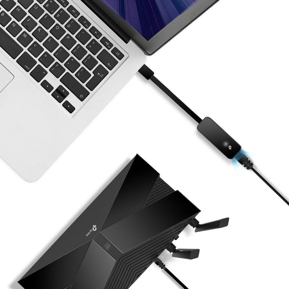 Adaptador de Rede TP-Link UE306 USB 3.0 para 100/1000Mbps Gigabit Ethernet Preto