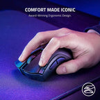 Rato Óptico Razer Deathadder V2 X HyperSpeed Wireless/Bluetooth 14000DPI Preto