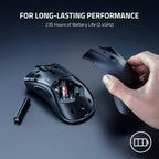 Rato Óptico Razer Deathadder V2 X HyperSpeed Wireless/Bluetooth 14000DPI Preto