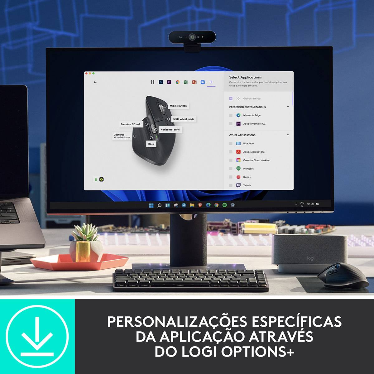Rato Óptico Logitech MX Master 3s Wireless/Bluetooth 8000DPI
