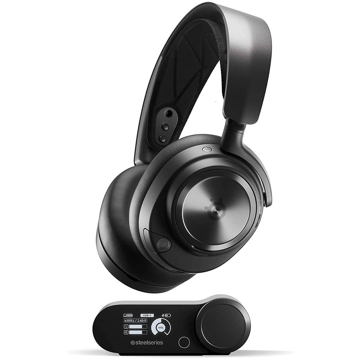 Headset Steelseries Arctis Nova Pro Wireless/Bluetooth Gaming Preto