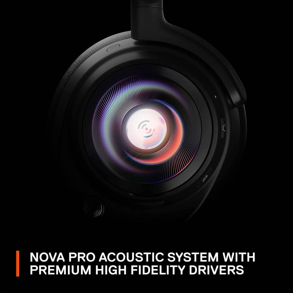 Headset Steelseries Arctis Nova Pro Wireless/Bluetooth Gaming Preto