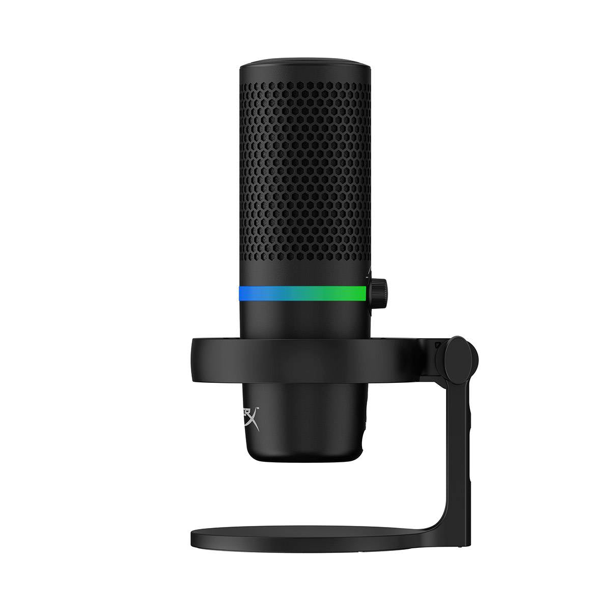 Microfone Condensador Cardióide HyperX DuoCast RGB 96Khz 24-bit USB Preto