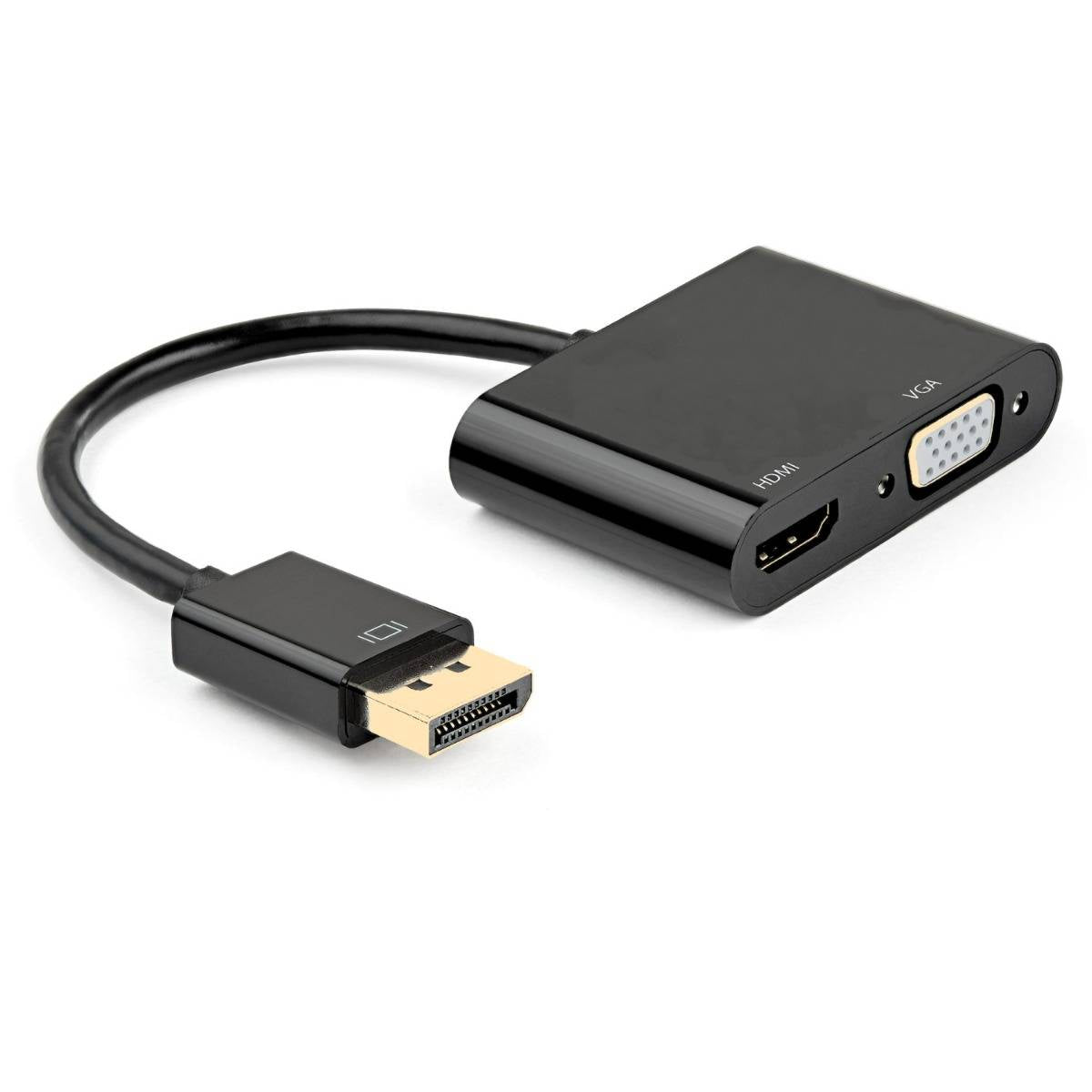 Adaptador Ewent EC1457 DisplayPort p/ Dual HDMI 4K & VGA Preto