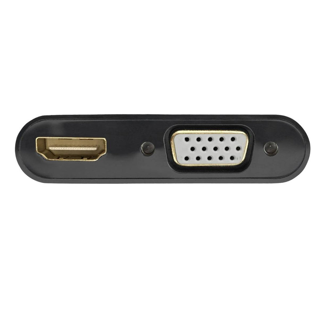 Adaptador Ewent EC1457 DisplayPort p/ Dual HDMI 4K & VGA Preto