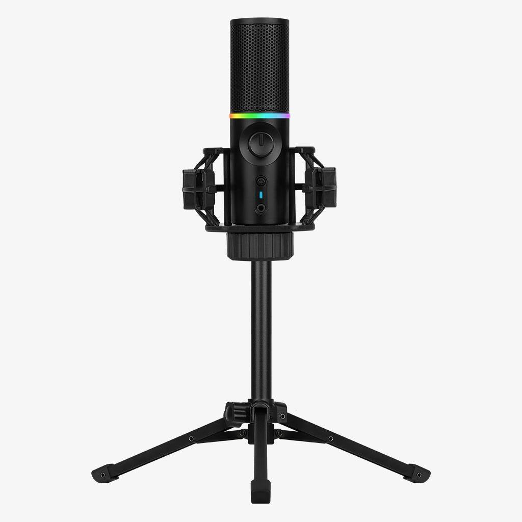Microfone Streamplify Mic RGB Tripod Preto