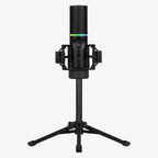 Microfone Streamplify Mic RGB Tripod Preto