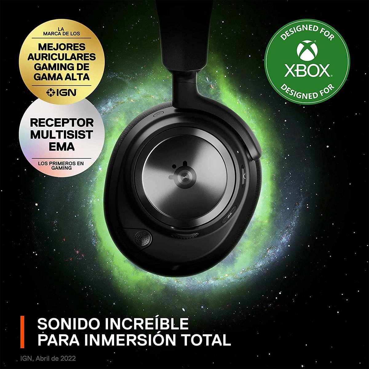 Headset Steelseries Arctis Nova Pro Wireless Gaming (Edição Xbox) Preto