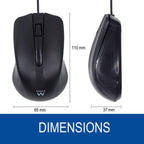 Rato Óptico Ewent EW3300 USB 1000DPI Preto