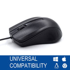 Rato Óptico Ewent EW3300 USB 1000DPI Preto
