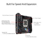 Motherboard Mini-ITX Asus ROG Strix B760-I Gaming WiFi Skt1700