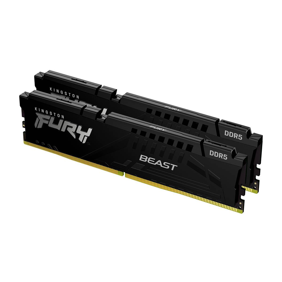 Memória RAM DIMM Kingston Fury Beast 16GB (2x8GB) DDR5-5600MHz (AMD Expo/Intel XMP) CL36 (36-38-38) 1.25V 1Rx16 Preta