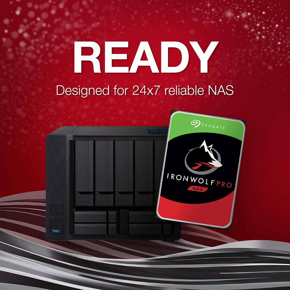 Disco Rígido 3.5" Seagate IronWolf Pro 4TB 7200RPM 256MB Cache 250MB/s SATA 6Gb/s