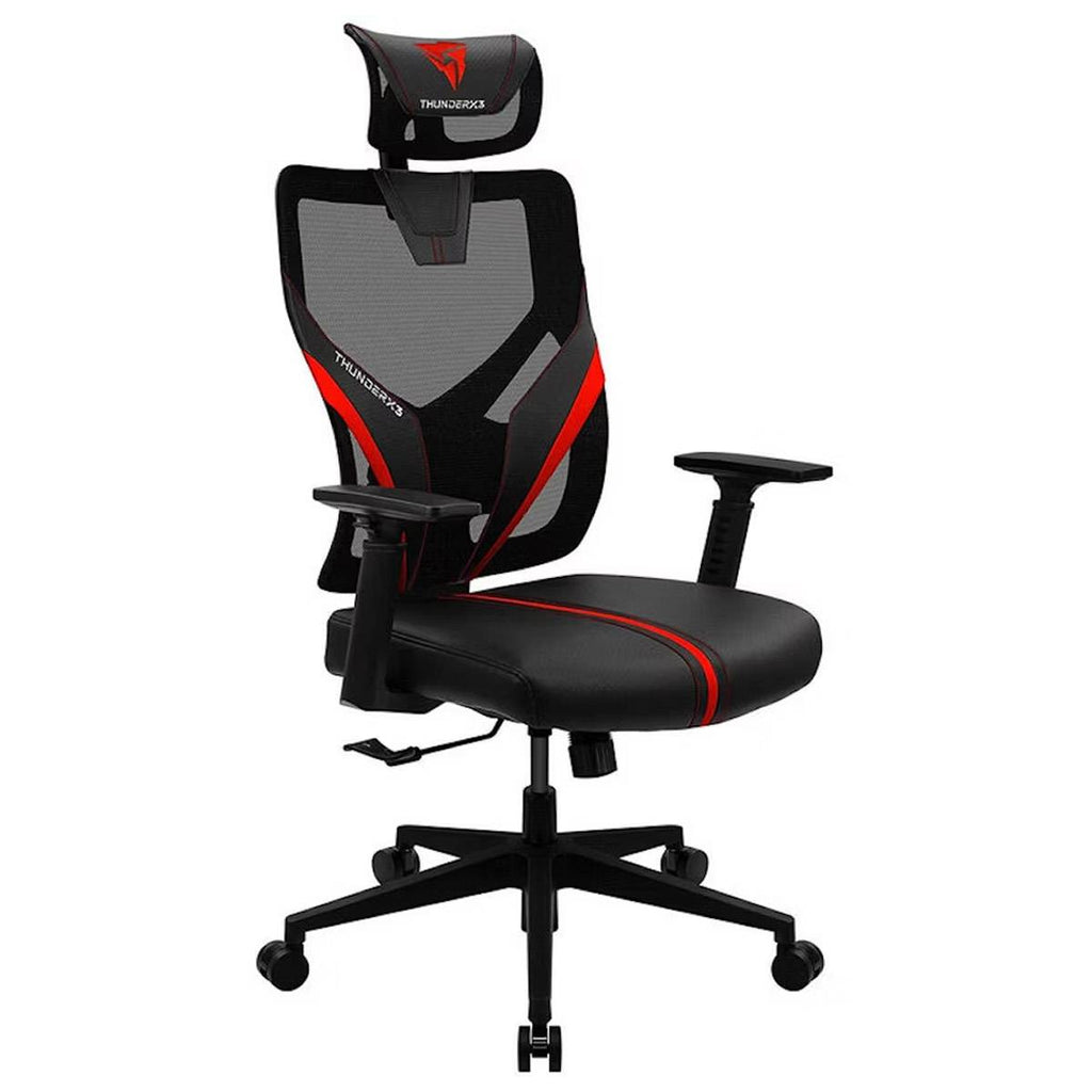 Cadeira de Escritório Ergonómica ThunderX3 Yama 1 Preta/Vermelha