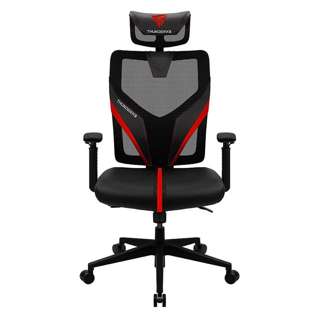 Cadeira de Escritório Ergonómica ThunderX3 Yama 1 Preta/Vermelha