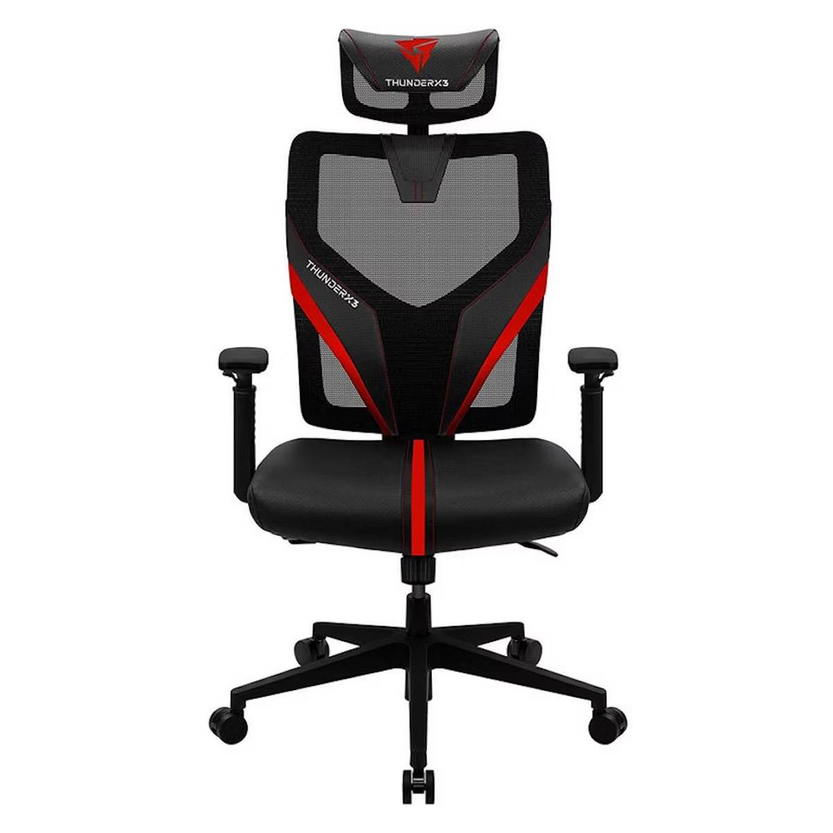 Cadeira de Escritório Ergonómica ThunderX3 Yama 1 Preta/Vermelha