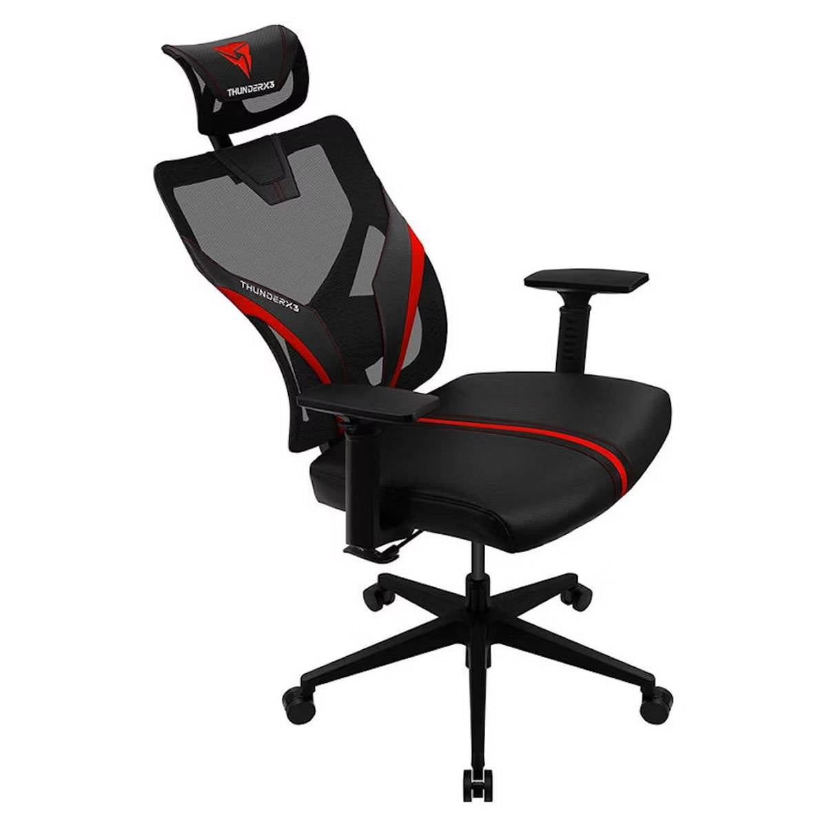 Cadeira de Escritório Ergonómica ThunderX3 Yama 1 Preta/Vermelha